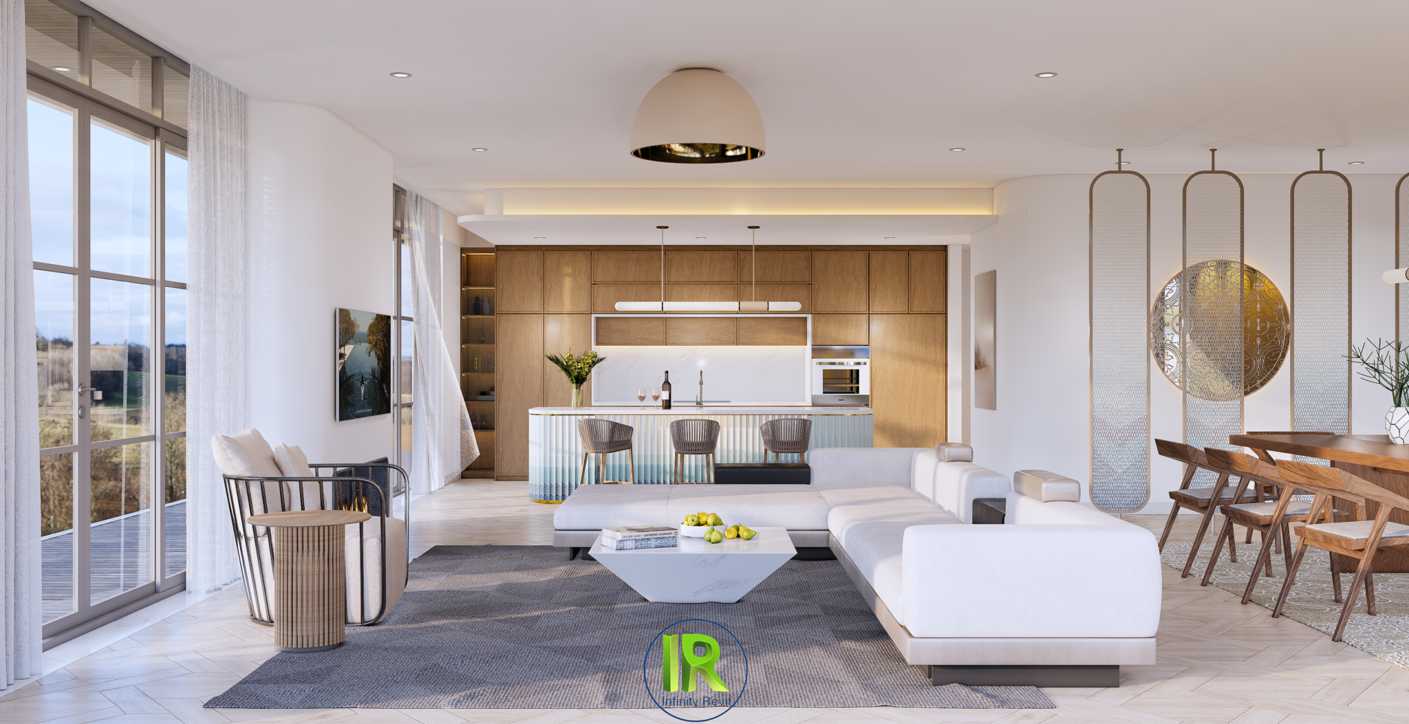 AU INTERIOR RENDERING - Infinity Revit
